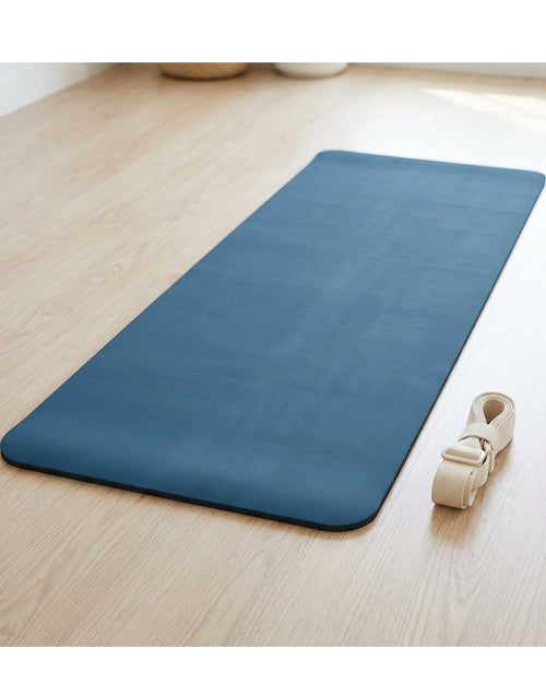 Wvkmbn PU Natural Rubber Grip Yoga Mat Clay Blue - Lifestyle view
