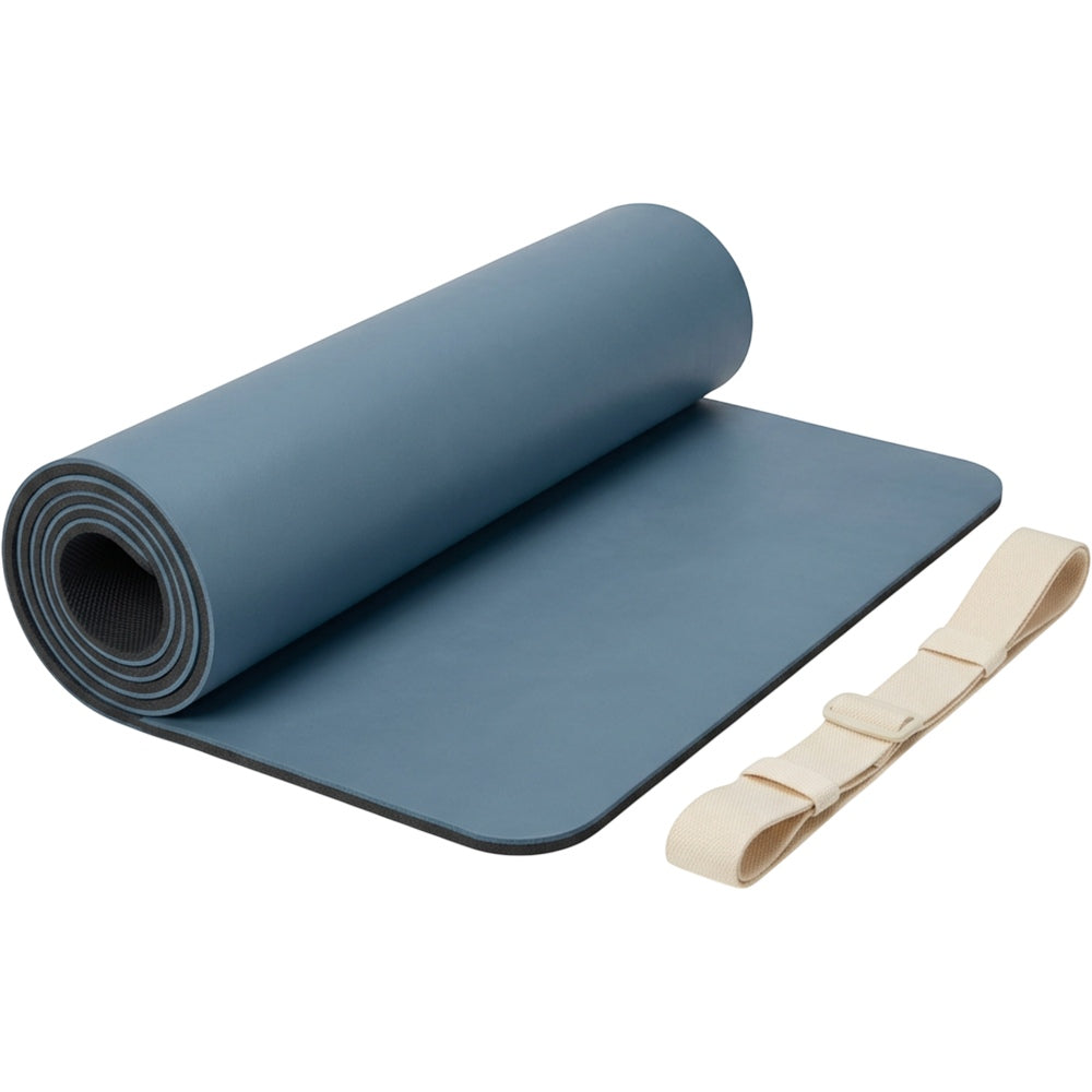 Wvkmbn PU Natural Rubber Grip Yoga Mat Clay Blue - Product view